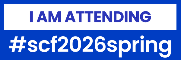 I am attending #scf2026spring