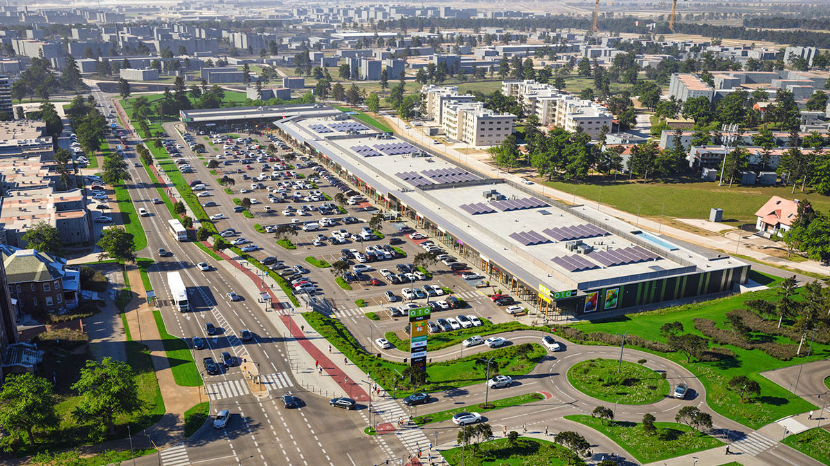 OTO Park Lubin z lotu ptaka