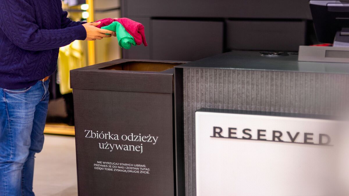 Reserved, zbiórka odzieży